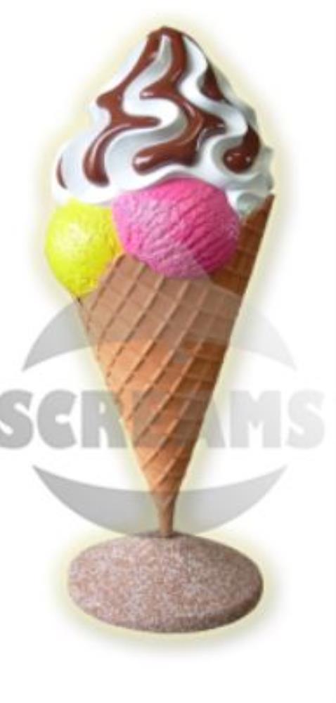 CORNET GEANT SCANDI BOULES HT168CMTROTTOIR/PC SOCLE BETON