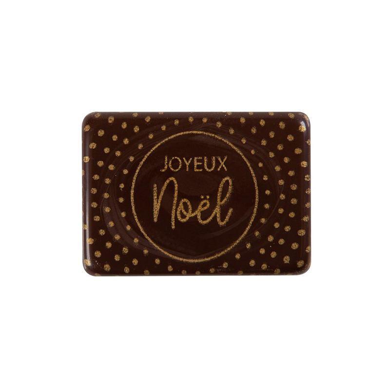 2015651 JOYEUX NOËL PLAAT 4X2.8CM 120 STUKS ***OP BESTELLING***