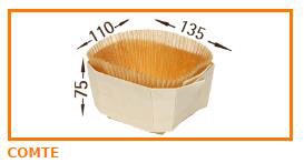 PANI COMTE VORMEN 135X110X75 MM NEUTRALE DOOS VAN 160 STUKS