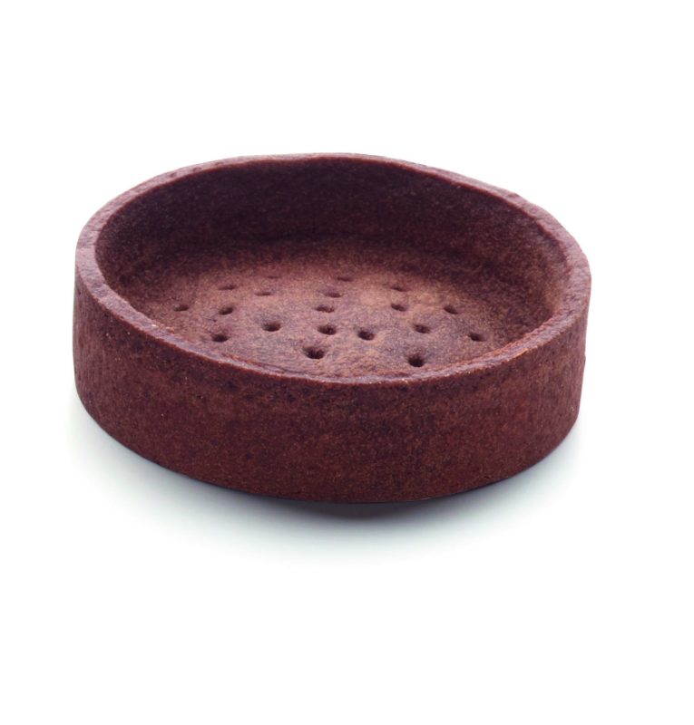 PIDY TARTELETTE SABLEE ** CHOCOLAT ** Ø8CM BORD DROIT TRENDY SHELL 96 PCES