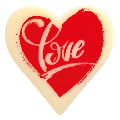 061016 PCB HEARTS CB LOVE 3X3 CM 135PCES ***S/CD***