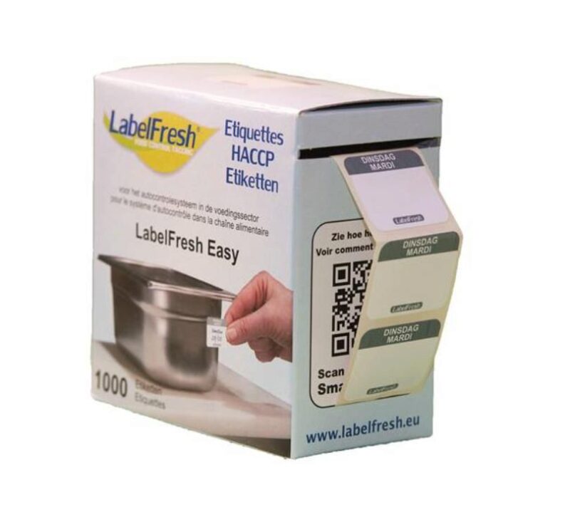 LABELFRESH *EASY* 1000 LABELS 30 X 25 MM “TUESDAY”