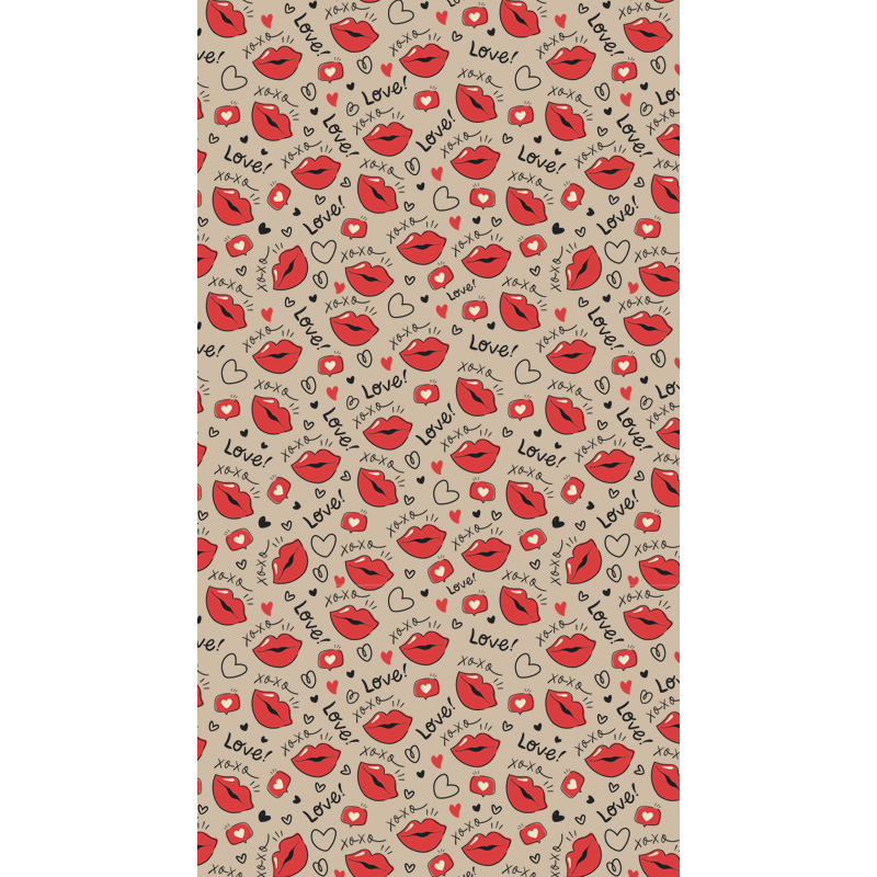 2046148 FEUILLE TRANSFERT LOVE/BISOUS 30X40CM 30 PCES ***S/CD***