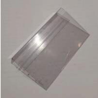 SUPPORT PRIX A SUSPENDRE PVC TRANSPARENT 100X60MM 3 PLIS COLIS DE 10PCES