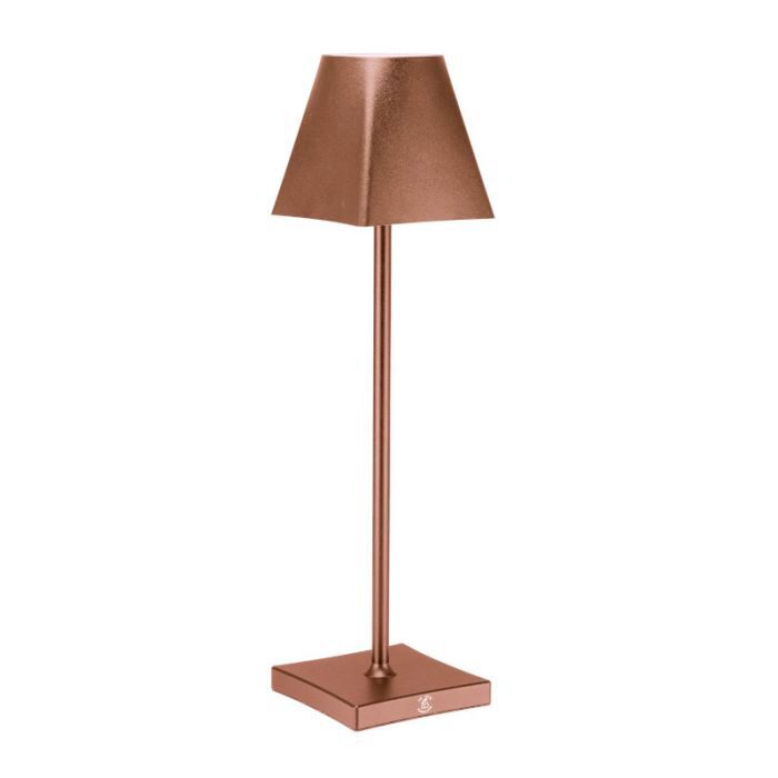 ETERE LAMPE LED ALU 38CM ROSE CORTEN