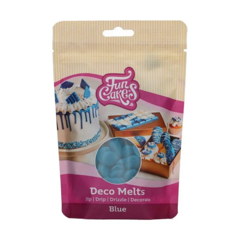 FUNCAKES DECO MELTS BLAUW 250GR