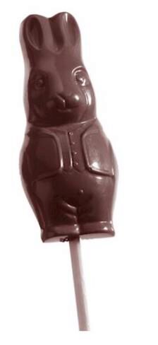 HARE LOLLIPOP CHOCOLATE MOLD CW129913.5X27.5CM * 1X9 *16GR