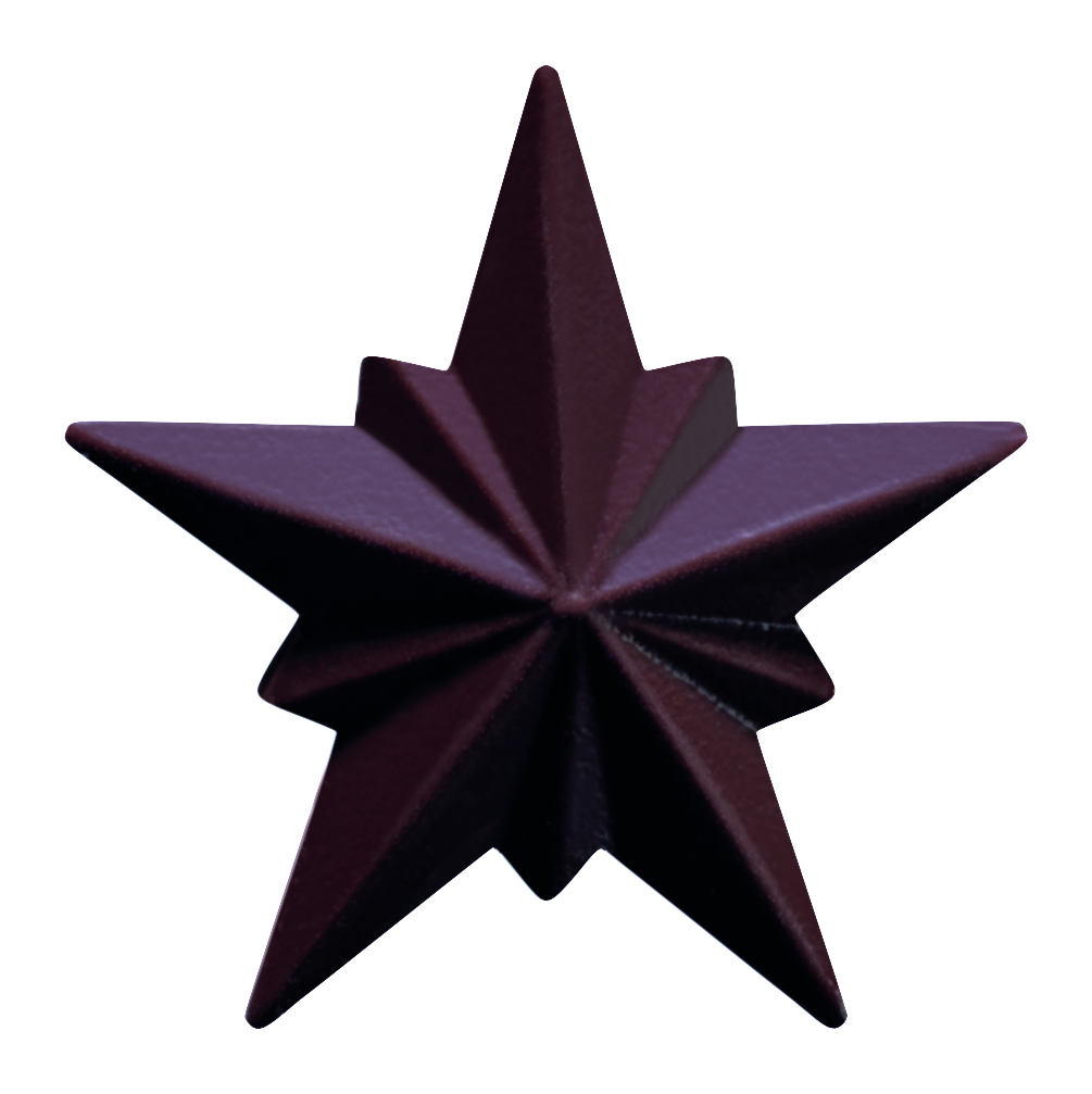 088229 PCB STARS CN FACETED 7.5CM 60PCS ***S/CDE***