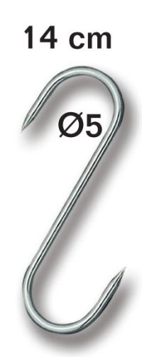 FISCHER RVS HAAK 14CM ⌀ 5 MAXIMAAL GEWICHT 60KG