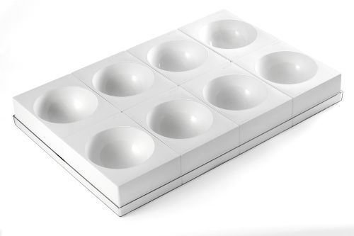  SILIKOMART ZUCCOTTO SILICONEN HALVE BOLLEN SET Ø135 HT 67,5MM VOLUME 8 X 654ML