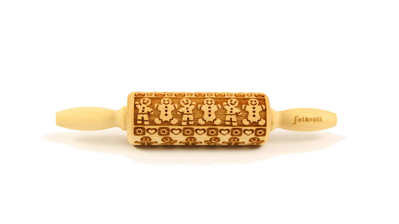 FOLKROLL HOUTEN ROL JUNIOR 23CM “GINGERBREAD