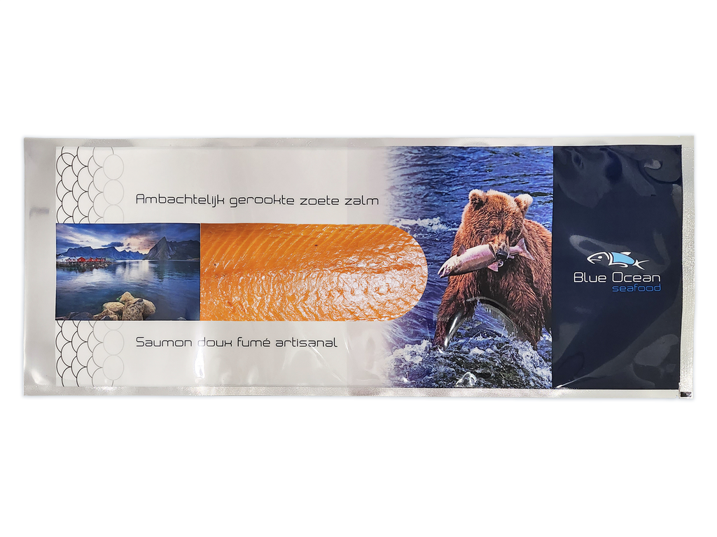 SAUMON FUME TRANCHE FRAIS ± 1Kg   ***POIDS VARIABLE***