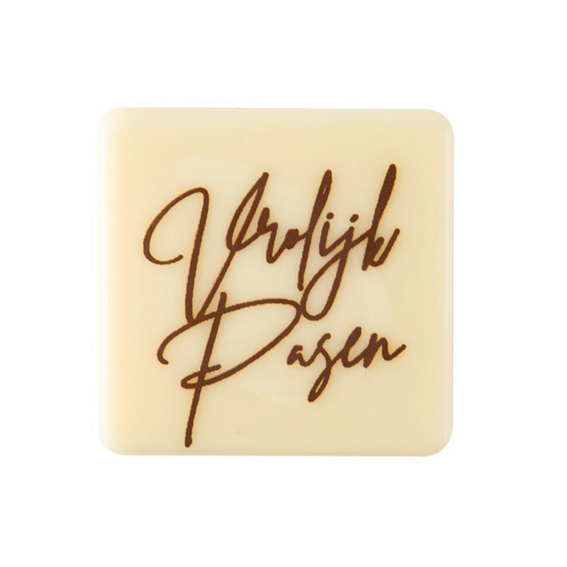 2069454 PLAQUETTE VROLIJK PASEN 3X3XCM 175PCES ***S/CDE***