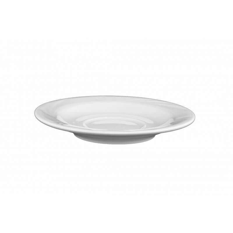 ARCADIA SAUCER 14.5 CM WHITE PORCELAIN - 007605