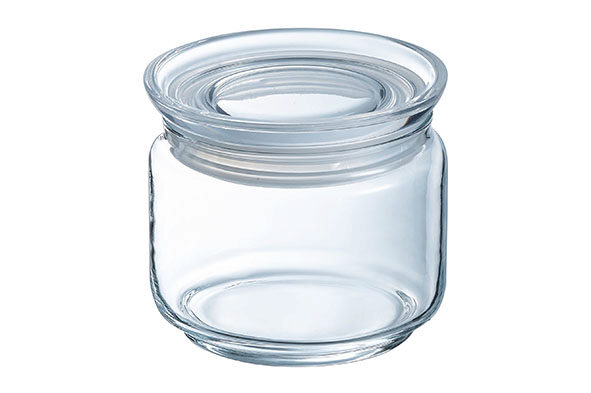PURE JAR VOORRAADPOT TRANSPARANT 50CL ROND