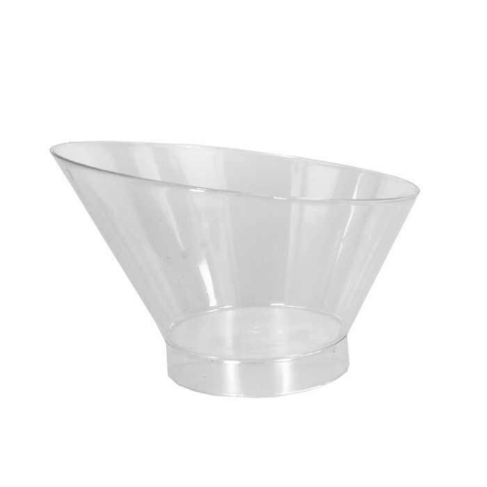 GLASS CUP EVASE 195 ML PS CLEAR PACK OF 10 PIECES