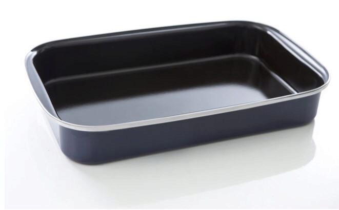 BK FORTALIT ENAMEL STEEL OVEN DISH 40X24CM