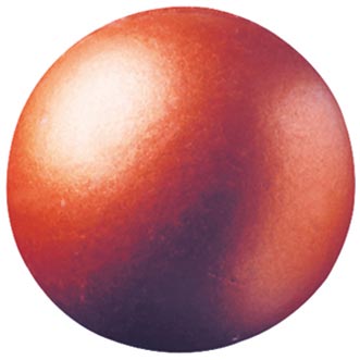 000218 PCB COPPER COATED CB BALLS Ø 2.6 CM 63PCS ***ON ORDER***