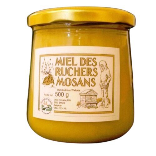 MIEL SOLIDE DU PAYS RUCHERS MOSANS 12 X 500GR