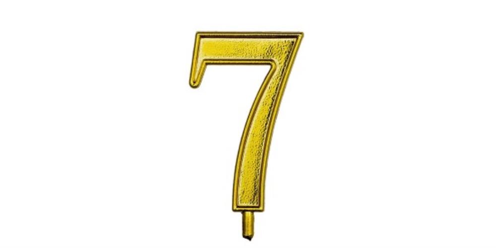 GOUDEN CIJFERS 7 10 STUKS