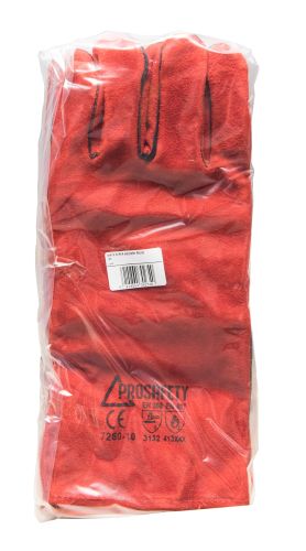 PAIRE DE GANT SUPER WELDERS ROUGE PASSE POILS  