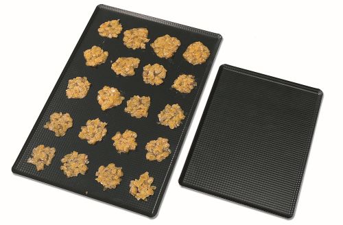 EXAL ALUMINUM PLATE 40X30CM FULL EMBOSSED 4 EDGES 45° THICKNESS 1.7MM