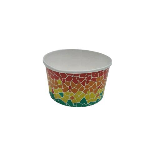 GAUDI” VEELKLEURIG KARTONNEN IJSRESERVOIR 160CC 50ST