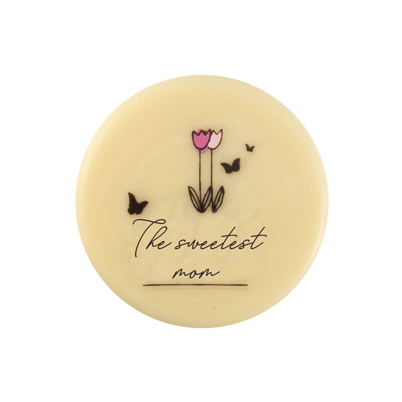 2010610 ROUND THE SWEETEST MOM 3.8 CM 120PCS ***S/CDE***