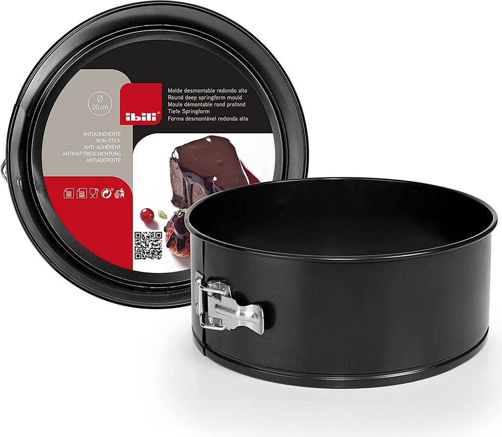 IBILI RONDE SCHARNIERVORM 26XH10CM ANTI-AANBAKSTAAL.