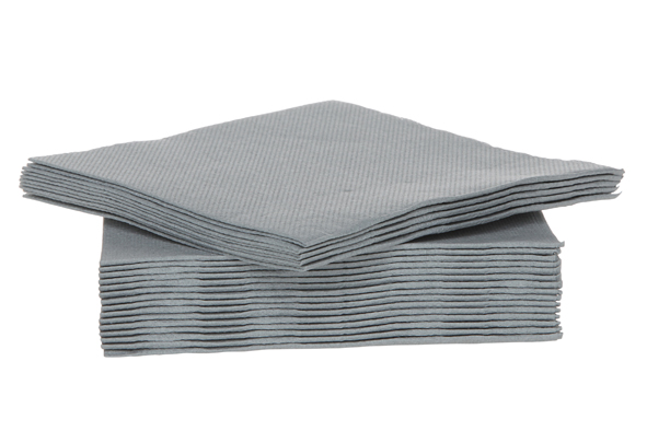 C&T PROF SERVIETTE COCKTAIL GRISES 25X25CM 40PCES