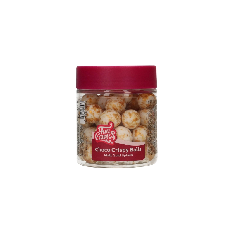 FUNCAKES BOULES CHOCO CROUSTILLANTES MAT SPLASH OR 130GR
