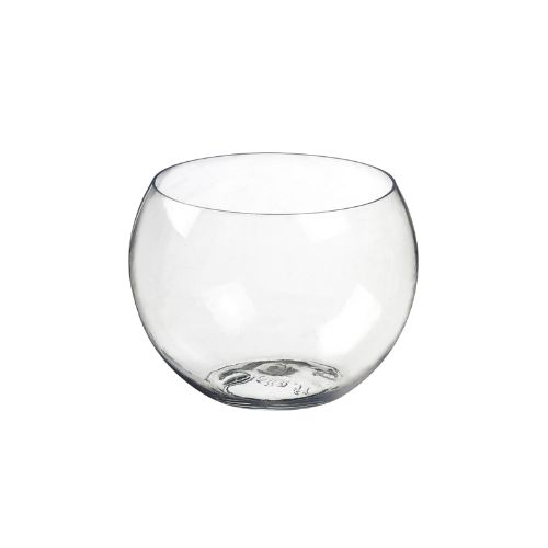 SPHERE GLASS 150 ML TRANSPARENT H5CM Ø7.3CM