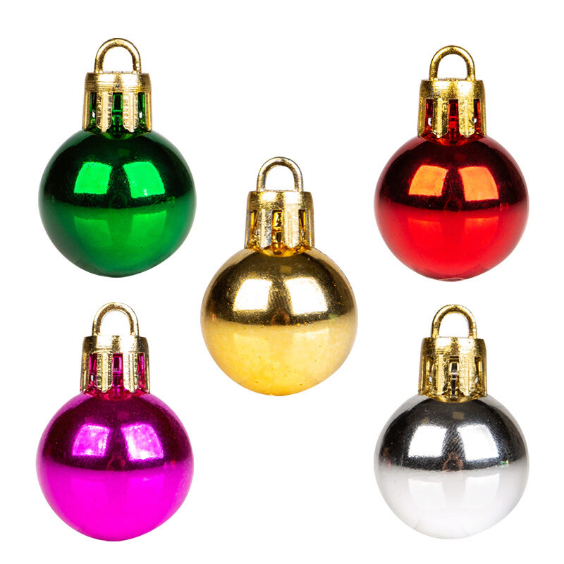 1059910 KERSTBALLEN GEASSORTEERDE KLEUREN 100 STUKS