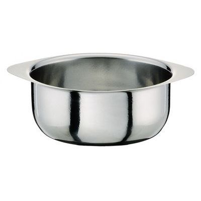25 CM STEELLOZE PAN 18/10 ROESTVRIJ STAAL
