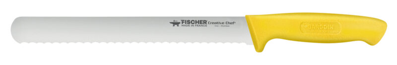 FISCHER 28CM RUSH/GENOISE ZAAGMES GELE HANDGREEP 4480-28