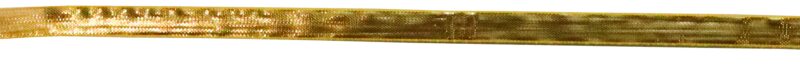 GOLD "LUREX" RIBBON 10MM X 25M