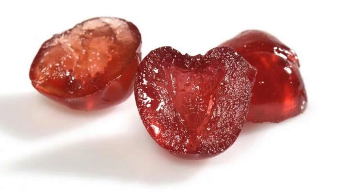 HALF RED CANDIED BIGARREAUX 20/22 1KG