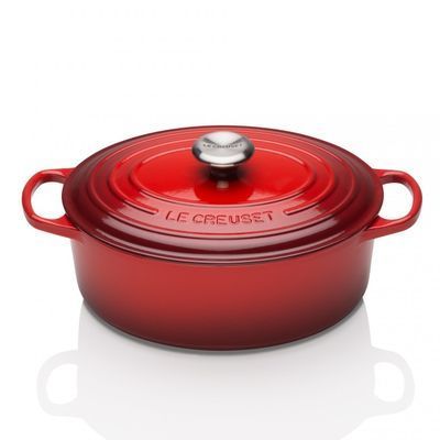 LE CREUSET COCOTTE OVALE 40CM CERISE 14.8L 12PSIGNATURE