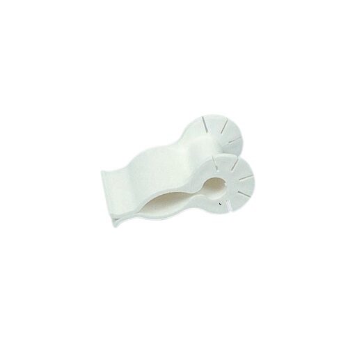 WHITE MULTI-POSITION FLAT CLIPS PACK OF 25 PCES
