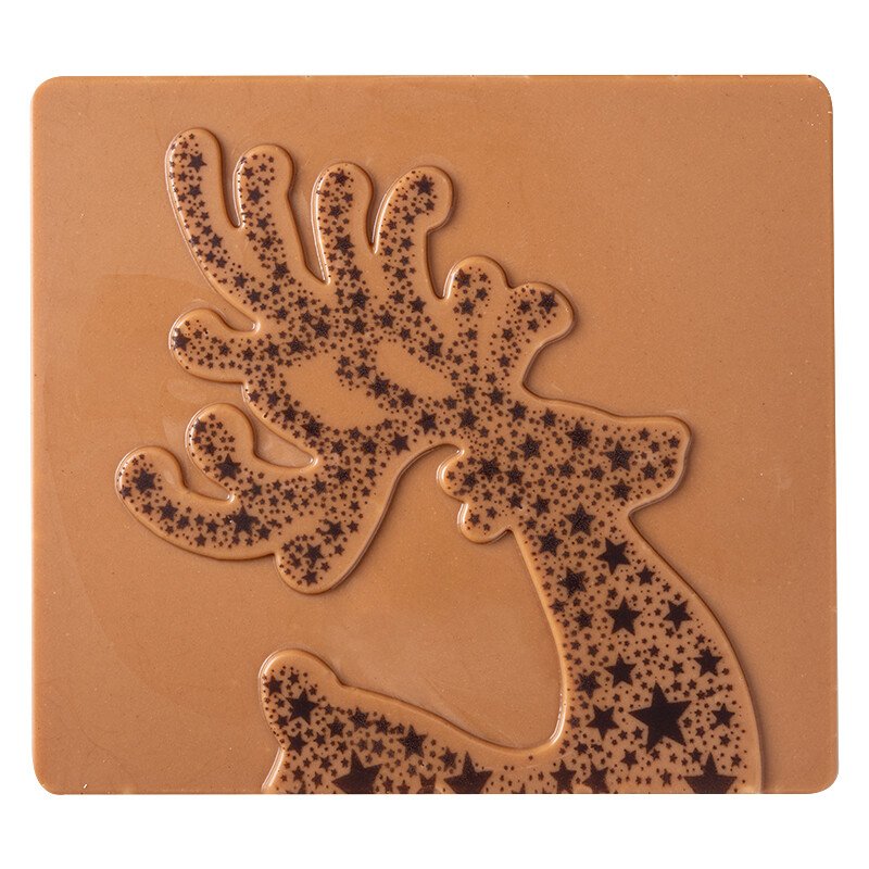 2015467 STAR REINDEER LOG 9X8CM 40PCS