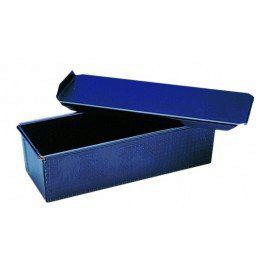 NATUREL GESNEDEN BROOD NATUREL 25X9CM-500GR ZWART PLAAT MET SCHUIFDEKSEL