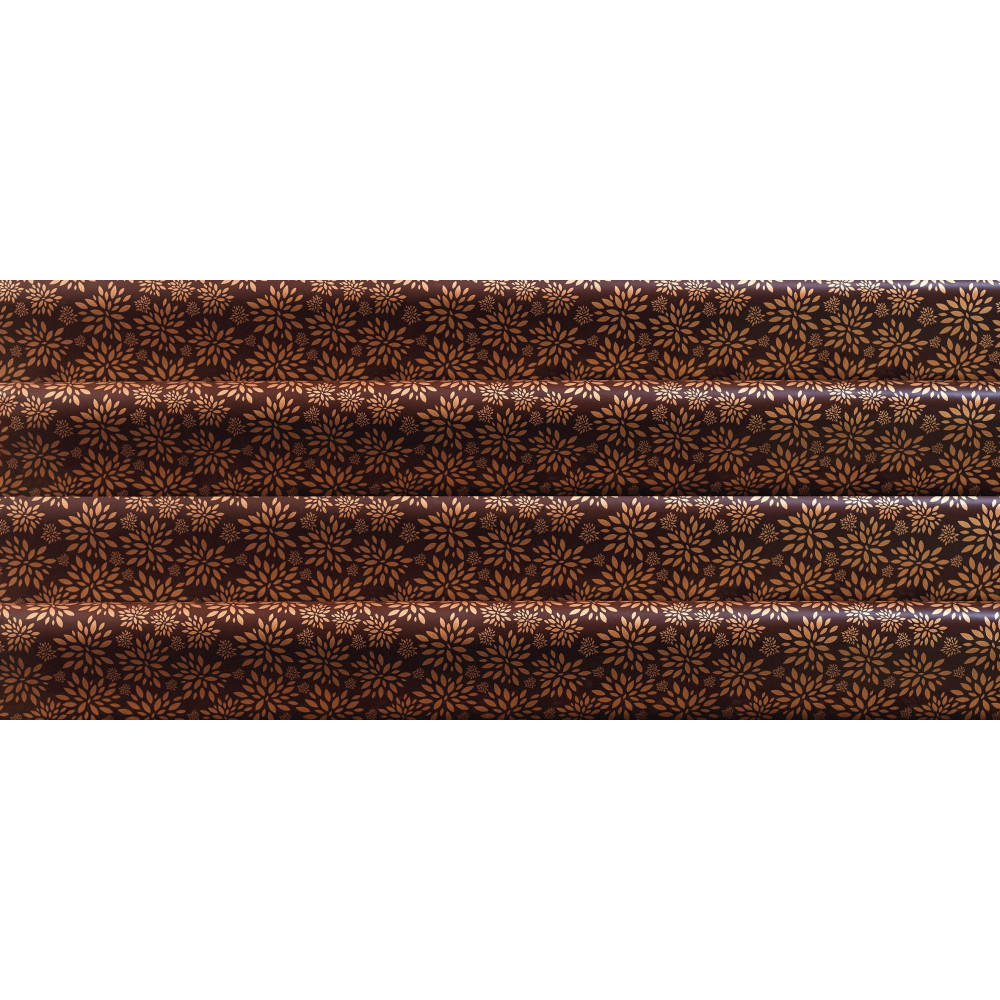 088005 PCB FEUILLES IMPRIMÉES BOUQUET BRONZE 40X25CM 17PCS ***S/CDE***