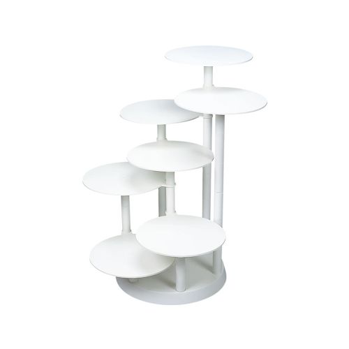 30010 PRÉSENTOIR PLASTIQUE PCES MONTEE 7 ETAGES 28CM H75CM