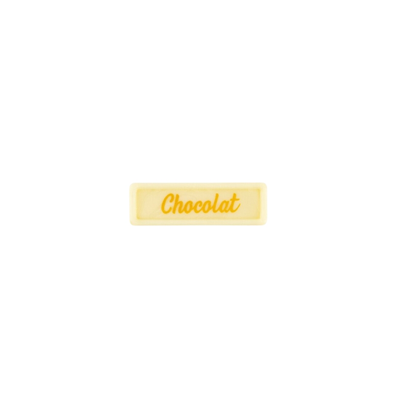 2002455 PLAQUETTE CHOCOLAT 3,8X1,2 CM 300PCS ***S/CDE***
