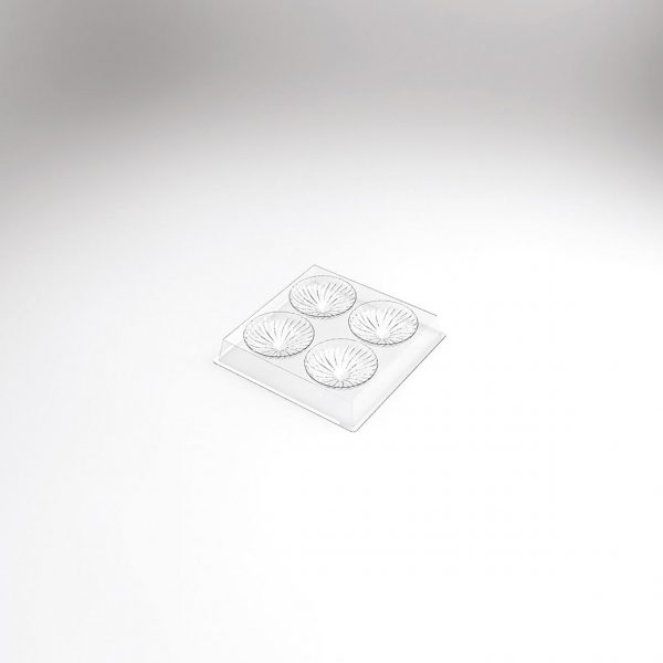 070535 PCB MOULES ENTREMETS IND PETITE TARTE POCHAGE 120 PIÈCES Ø 7,4 CM 30PCES ***S/CD***