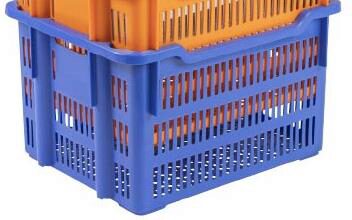 BREAD BIN PVC BLUE 62 X 50 X 36CM W/CERTIFICATE