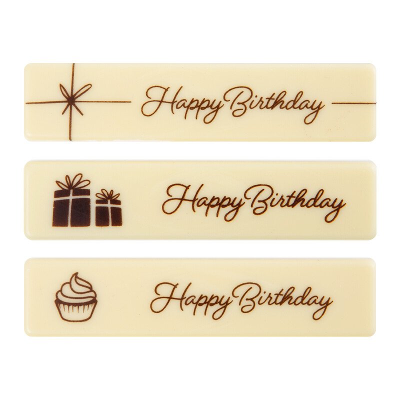 2067004 HAPPY BIRTHDAY PLATE 10X2.2CM 60PCS ***S/CDE***