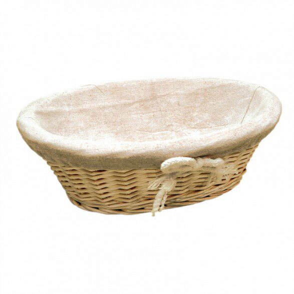 OVAL BANETON WITH CANVAS 24X13.5CM HEIGHT 6CM - PAN09
