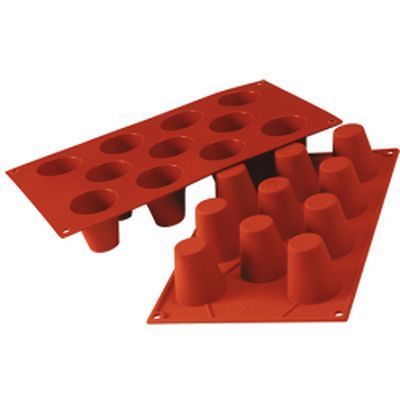 SILIKOMART SF020 MOLD 11 MEDIUM BABAS Ø45 H 48MM 50ML NON-STICK GN1/3 -50° TO 250°