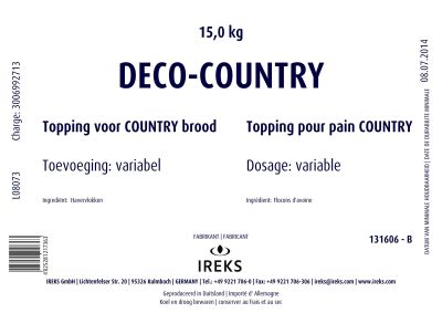 IREKS DECO COUNTRY 15KG